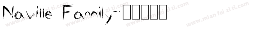 Naville Family字体转换